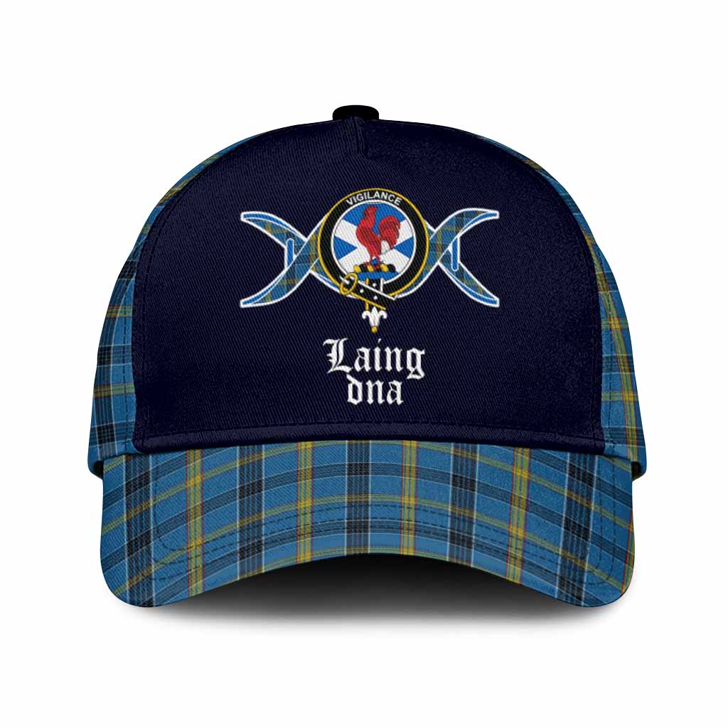 Laing Clan DNA Tartan Classic Cap Classic Cap Universal Fit - Tartan Vibes Clothing