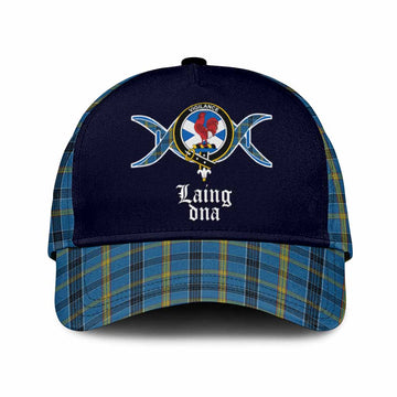 Laing Clan DNA Tartan Classic Cap Classic Cap Universal Fit - Tartan Vibes Clothing