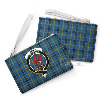 Laing Family Crest Tartan Clutch Bag