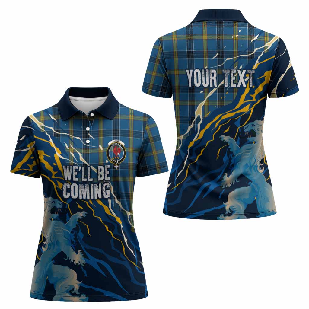 Laing Scotland Tartan Women Polo Shirt WC2026 Football - We'll Be Coming