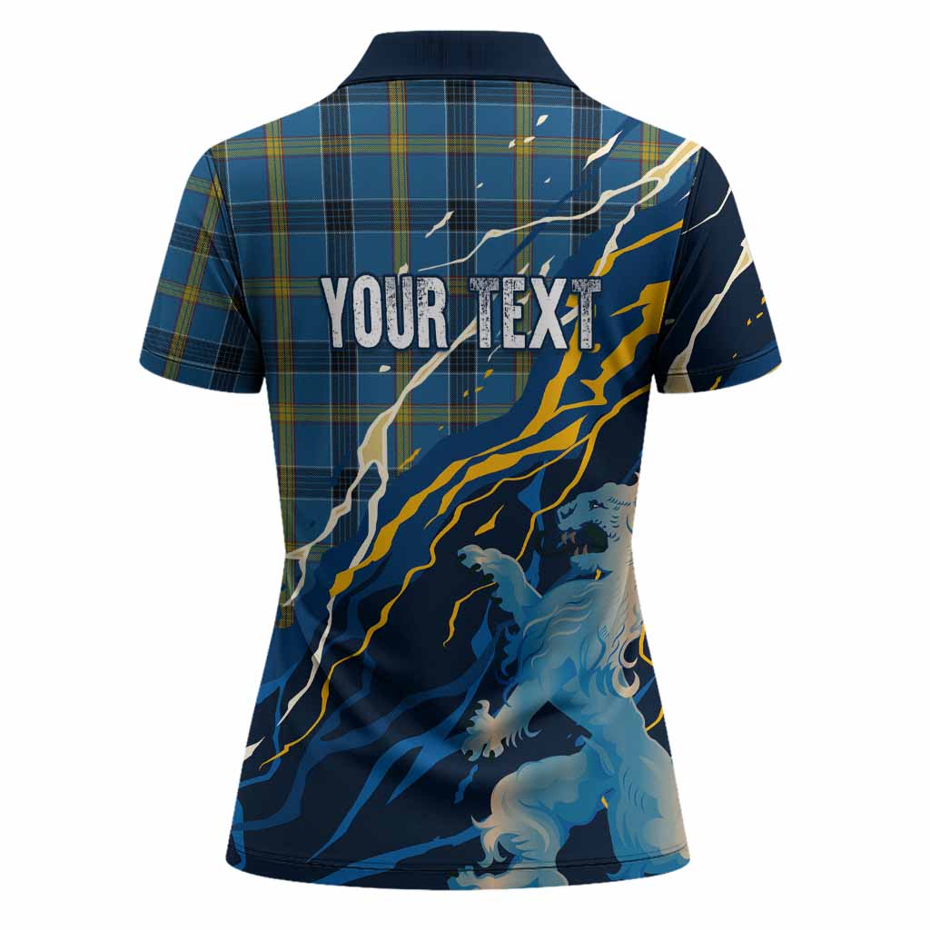 Laing Scotland Tartan Women Polo Shirt WC2026 Football - We'll Be Coming