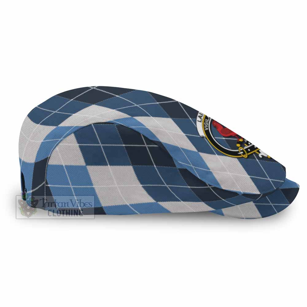 Laing Scottish Family Crest Flat Cap, Jeff Cap Scotland National Argyle Classic Style - Tartan Vibes Clothing