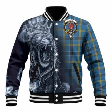 Laing Tartan Baseball Jacket Roaring Lion Heritage