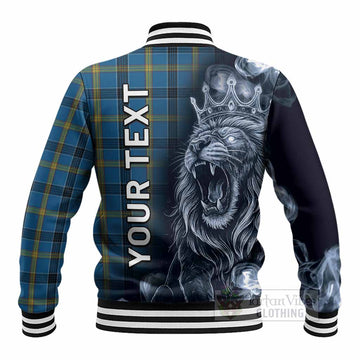 Laing Tartan Baseball Jacket Roaring Lion Heritage