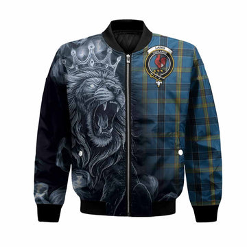 Laing Tartan Bomber Jacket Roaring Lion Heritage