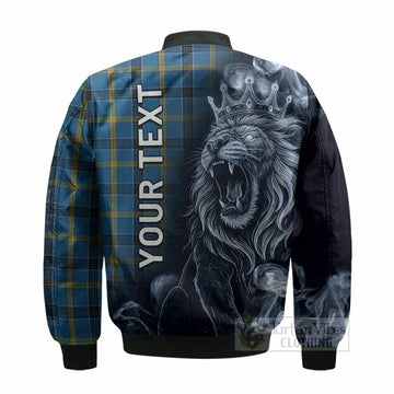 Laing Tartan Bomber Jacket Roaring Lion Heritage