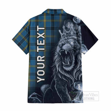 Laing Tartan Cotton Hawaiian Shirt Roaring Lion Heritage