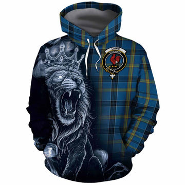 Laing Tartan Cotton Hoodie Roaring Lion Heritage