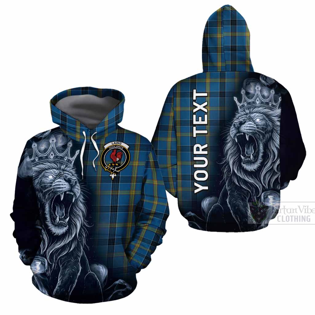 Laing Tartan Cotton Hoodie Roaring Lion Heritage