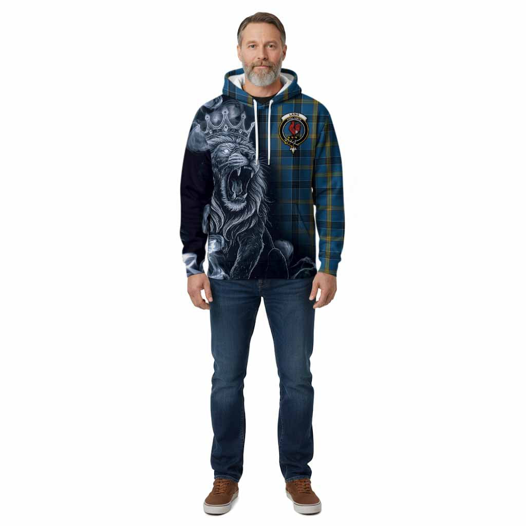Laing Tartan Cotton Hoodie Roaring Lion Heritage
