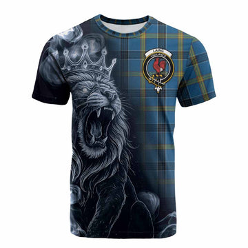 Laing Tartan Cotton T-shirt Roaring Lion Heritage