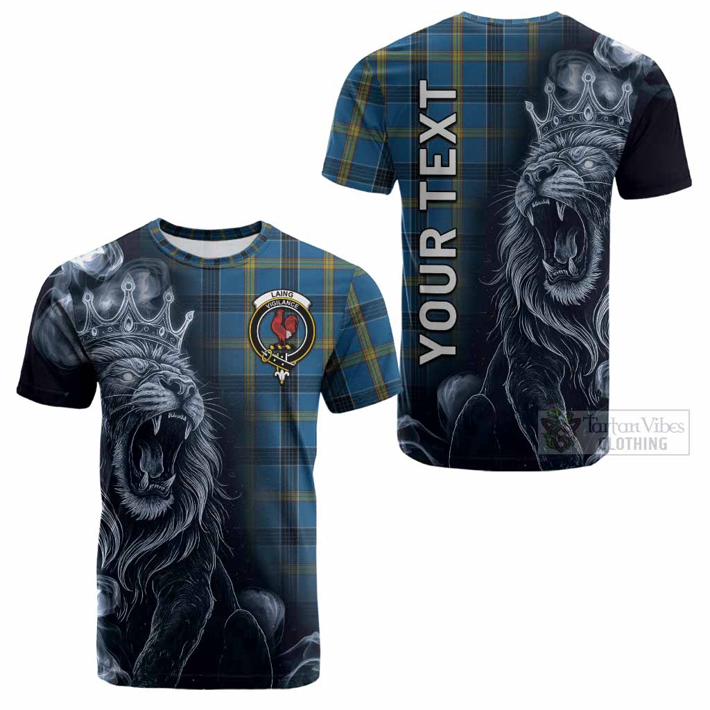 Laing Tartan Cotton T-shirt Roaring Lion Heritage