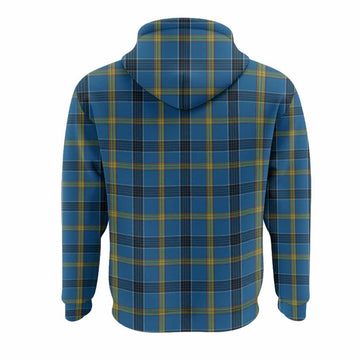 Laing Tartan Crest Hoodie Ferocious Lion Style