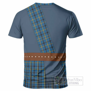 Laing Tartan Crest T-Shirt Kilt Costume Style