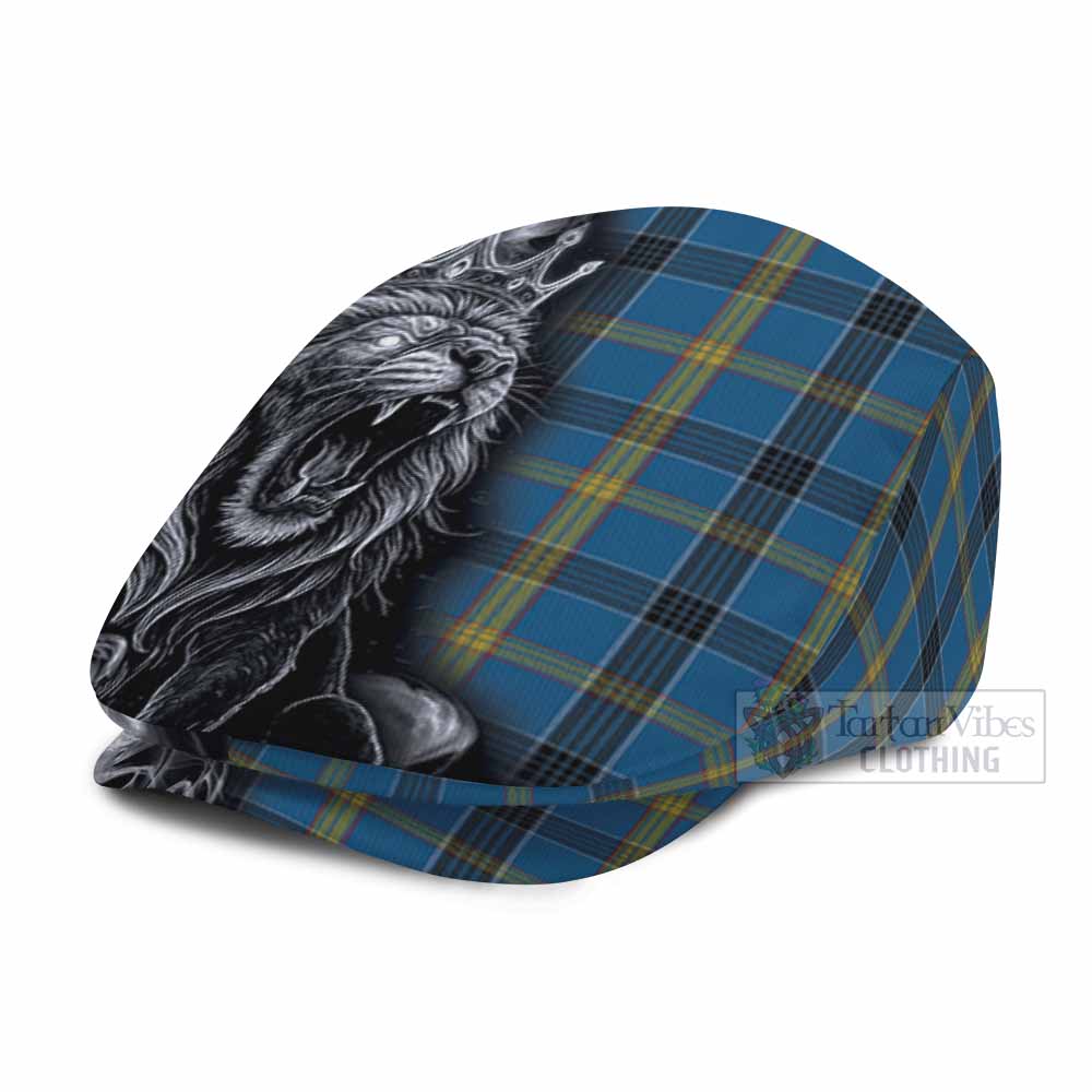 Laing Tartan Flat Cap, Jeff Cap Roaring Lion Heritage