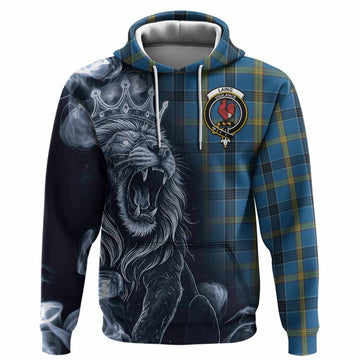 Laing Tartan Hoodie Roaring Lion Heritage