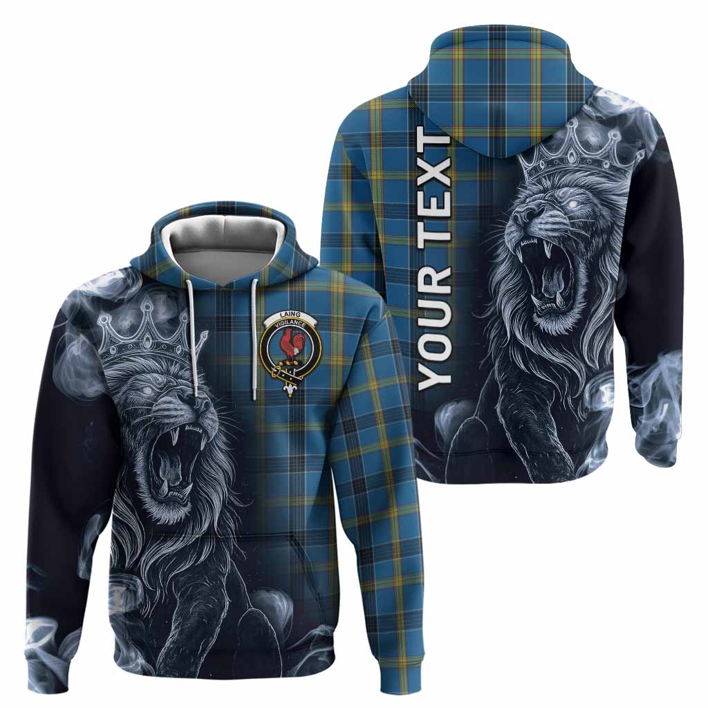 Laing Tartan Hoodie Roaring Lion Heritage