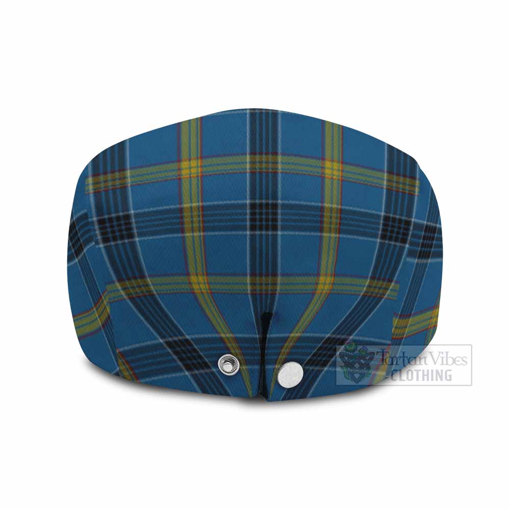 Laing Tartan Jeff Cap, Tartan Flat Cap