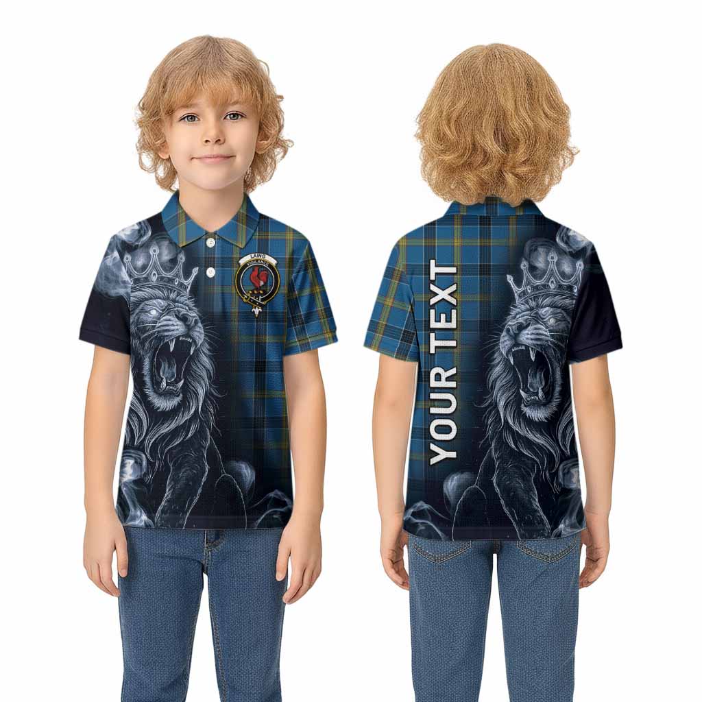 Laing Tartan Kid Polo Shirt Roaring Lion Heritage