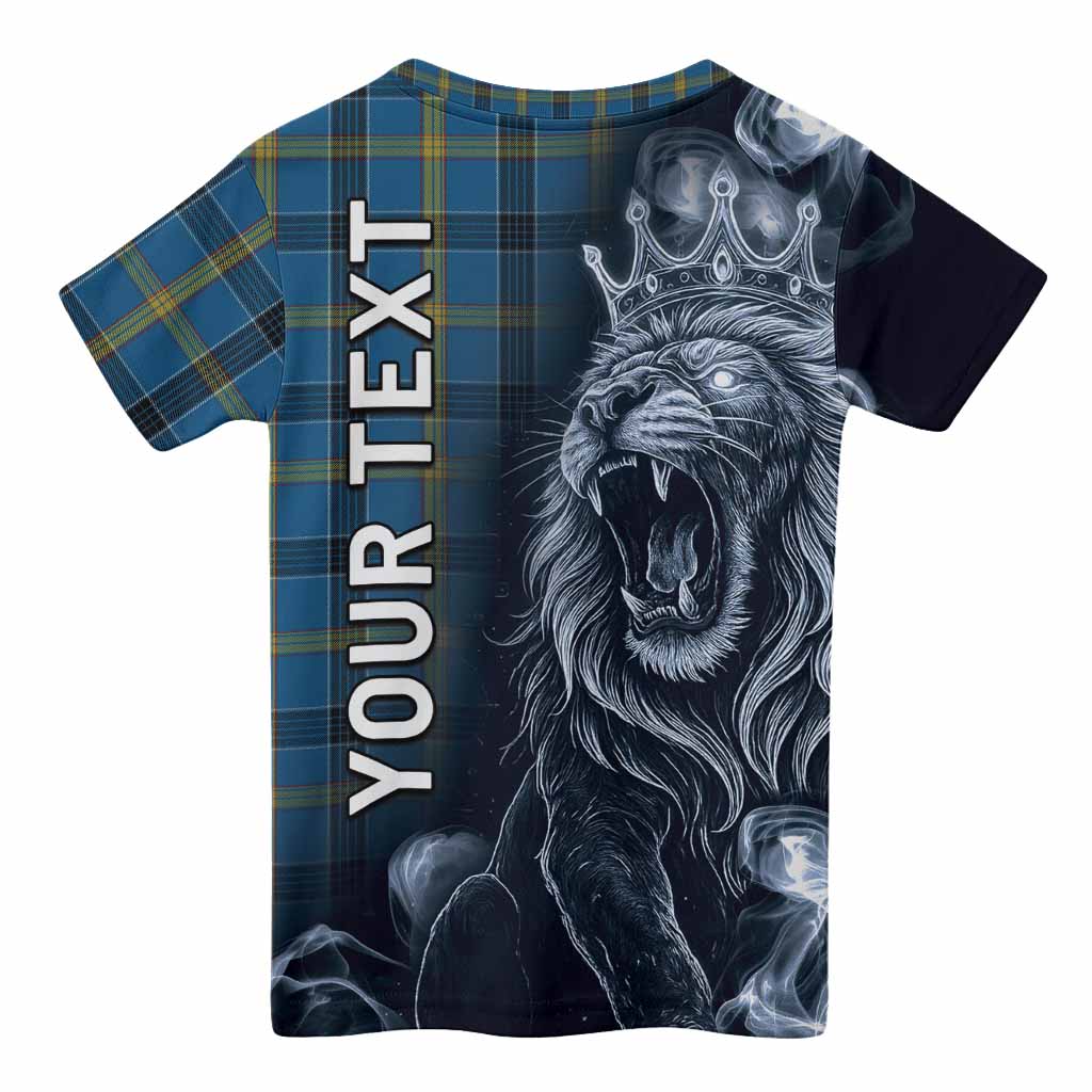 Laing Tartan Kid T-shirt Roaring Lion Heritage
