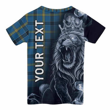 Laing Tartan Kid T-shirt Roaring Lion Heritage