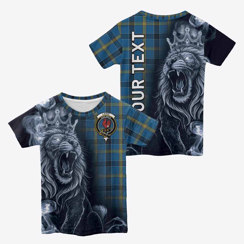 Laing Tartan Kid T-shirt Roaring Lion Heritage