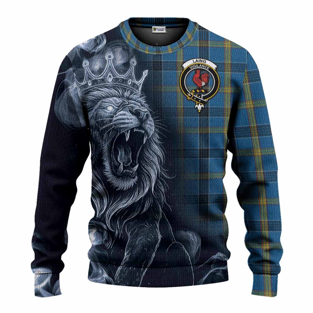 Laing Tartan Knitted Sweater Roaring Lion Heritage