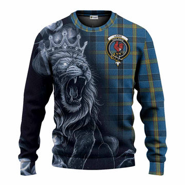 Laing Tartan Knitted Sweater Roaring Lion Heritage