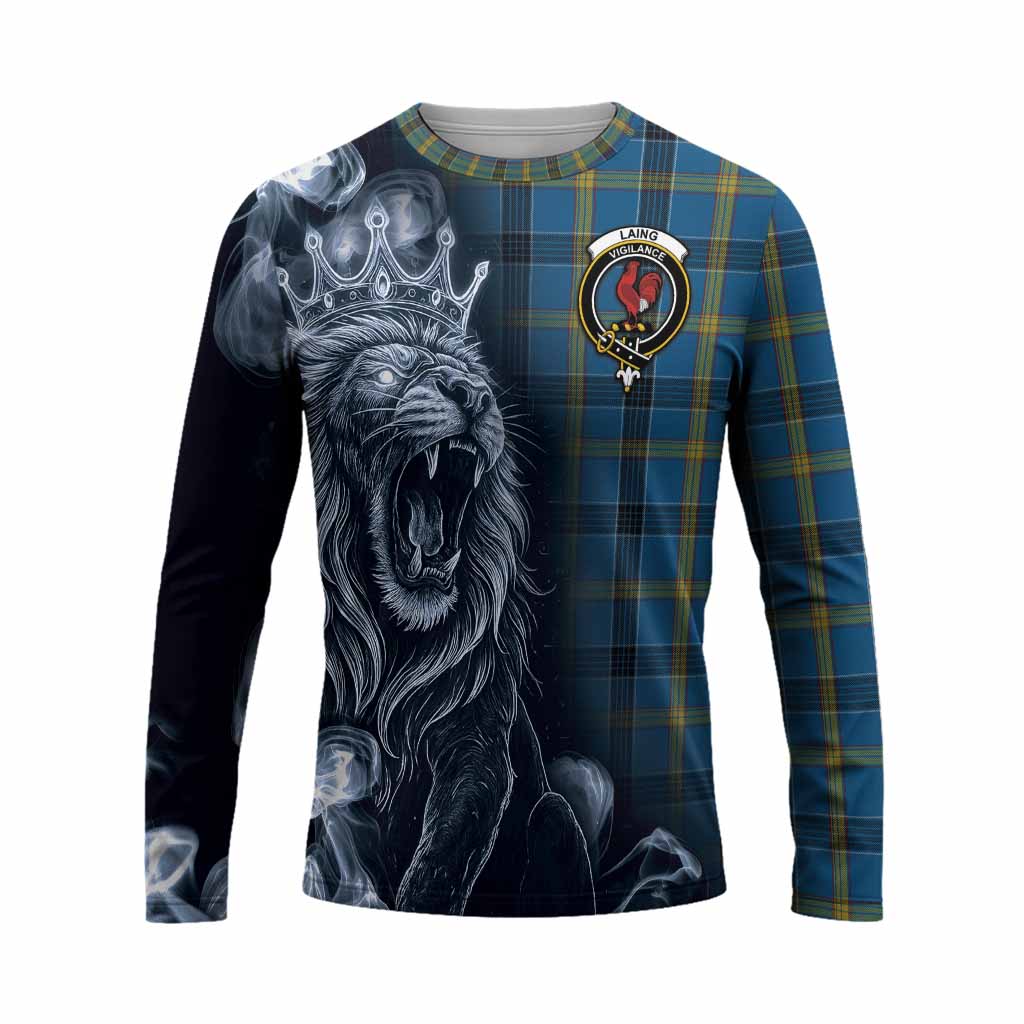 Laing Tartan Long Sleeve T-Shirt Roaring Lion Heritage