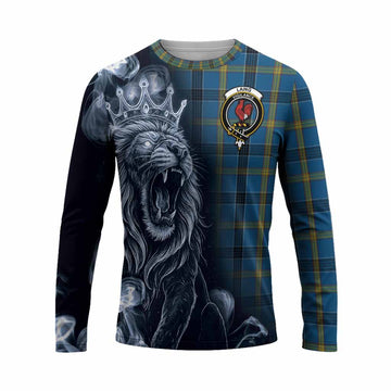 Laing Tartan Long Sleeve T-Shirt Roaring Lion Heritage