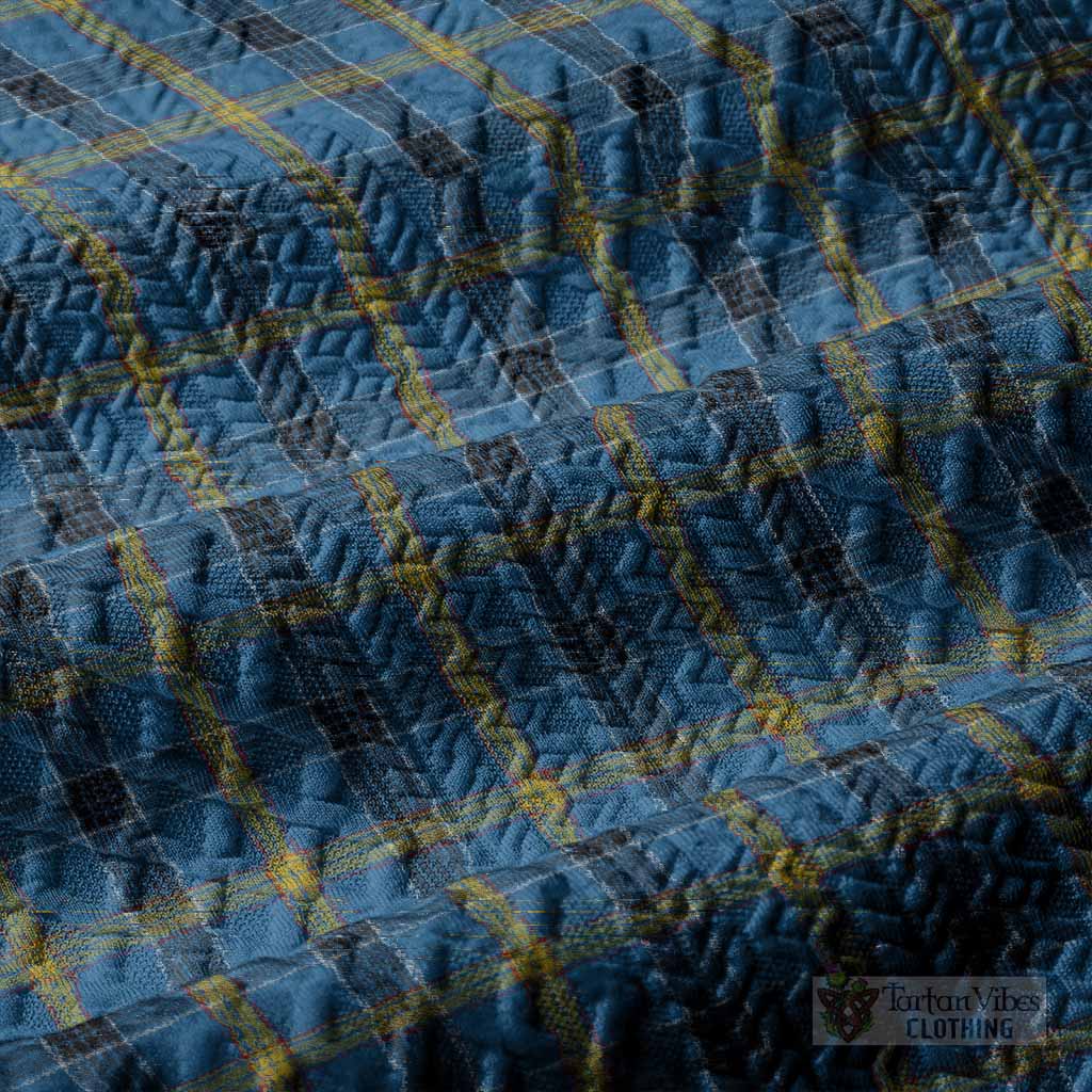 Laing Tartan Men’s Polo Sweater Top with Family Crest