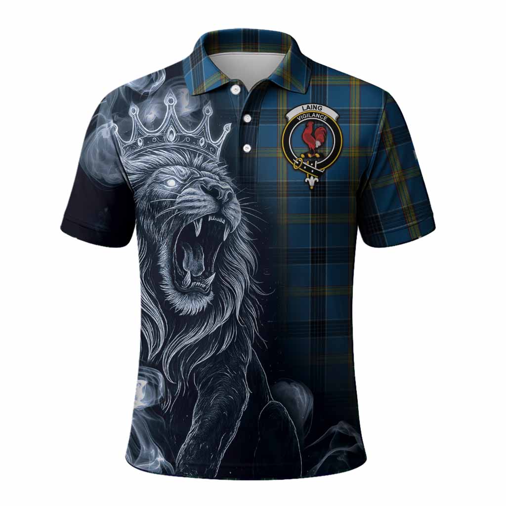 Laing Tartan Polo Shirt Roaring Lion Heritage