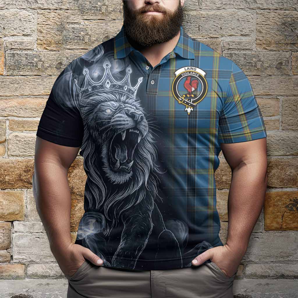 Laing Tartan Polo Shirt Roaring Lion Heritage