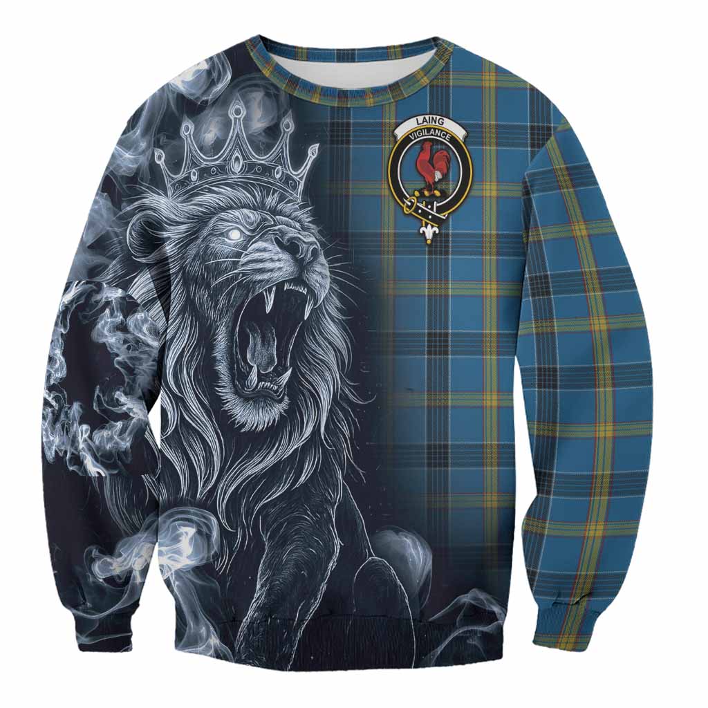 Laing Tartan Sweatshirt Roaring Lion Heritage