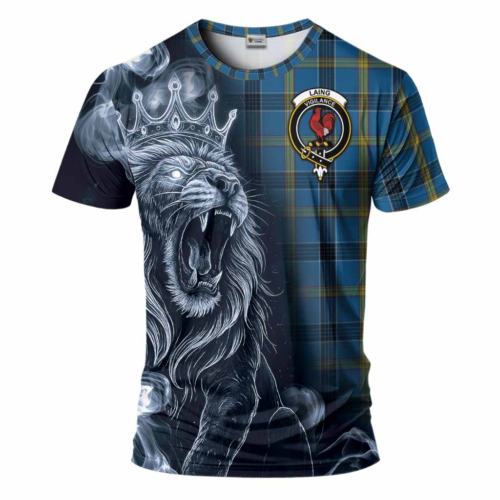 Laing Tartan T-Shirt Roaring Lion Heritage