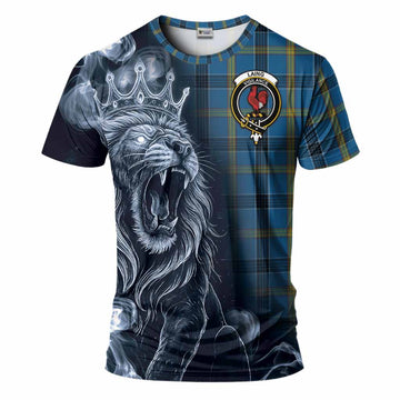Laing Tartan T-Shirt Roaring Lion Heritage