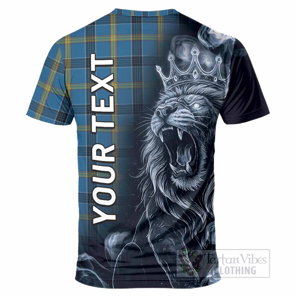 Laing Tartan T-Shirt Roaring Lion Heritage