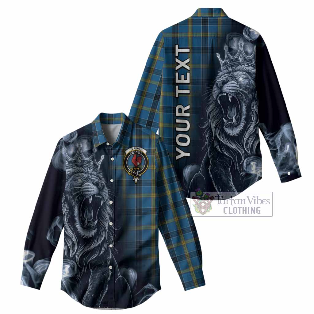 Laing Tartan Women Casual Shirt Roaring Lion Heritage