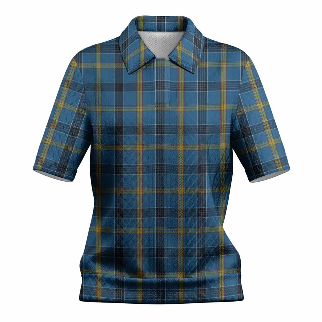 Laing Tartan Women’s Polo Sweater Top