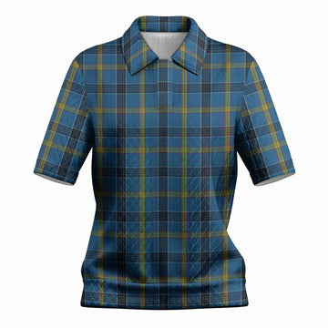 Laing Tartan Women’s Polo Sweater Top
