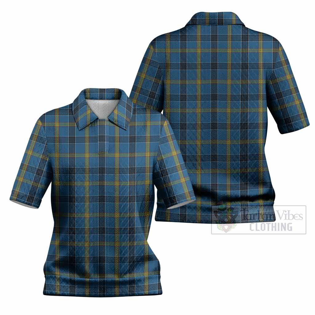 Laing Tartan Women’s Polo Sweater Top