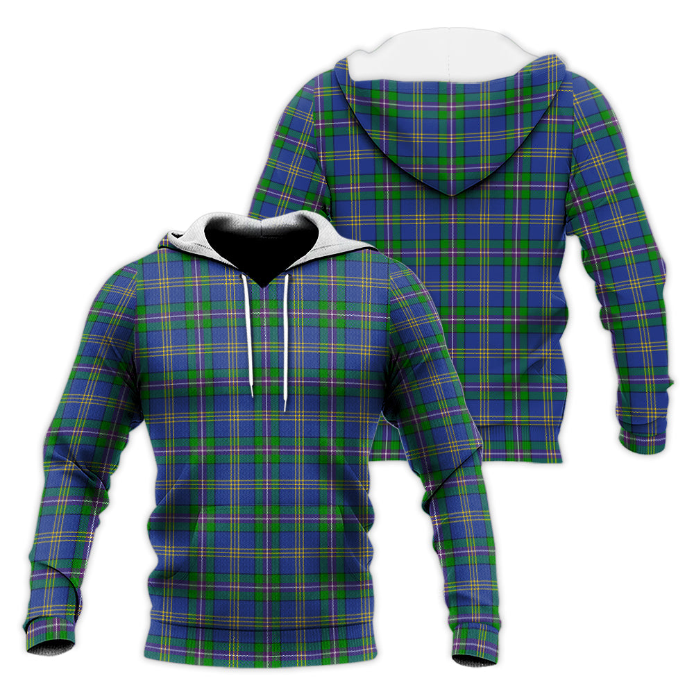 Lambert Tartan Knitted Hoodie Unisex - Tartan Vibes Clothing