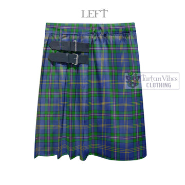 Lambert Tartan Men's Pleated Skirt - Fashion Casual Retro Scottish Kilt Style