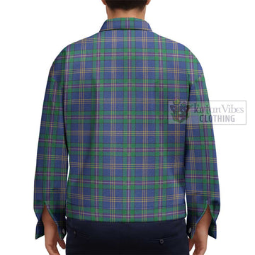 Lambert Tartan Unisex Lapel Cotton Jacket - Tartan Vibes Clothing