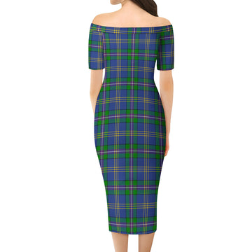 Lambert Tartan Off Shoulder Lady Dress
