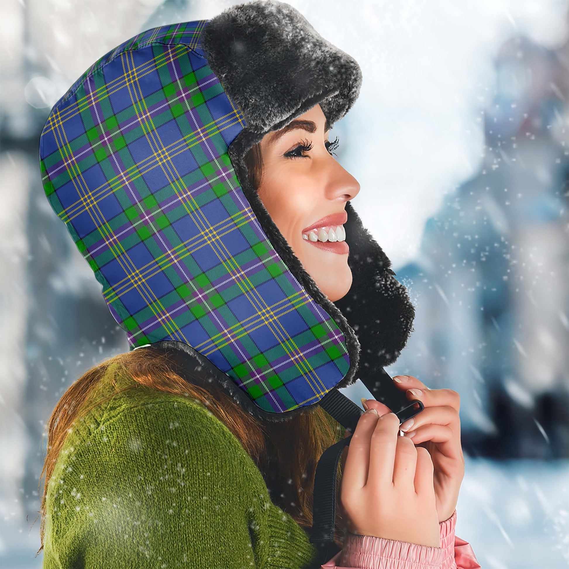 Lambert Tartan Winter Trapper Hat - Tartan Vibes Clothing