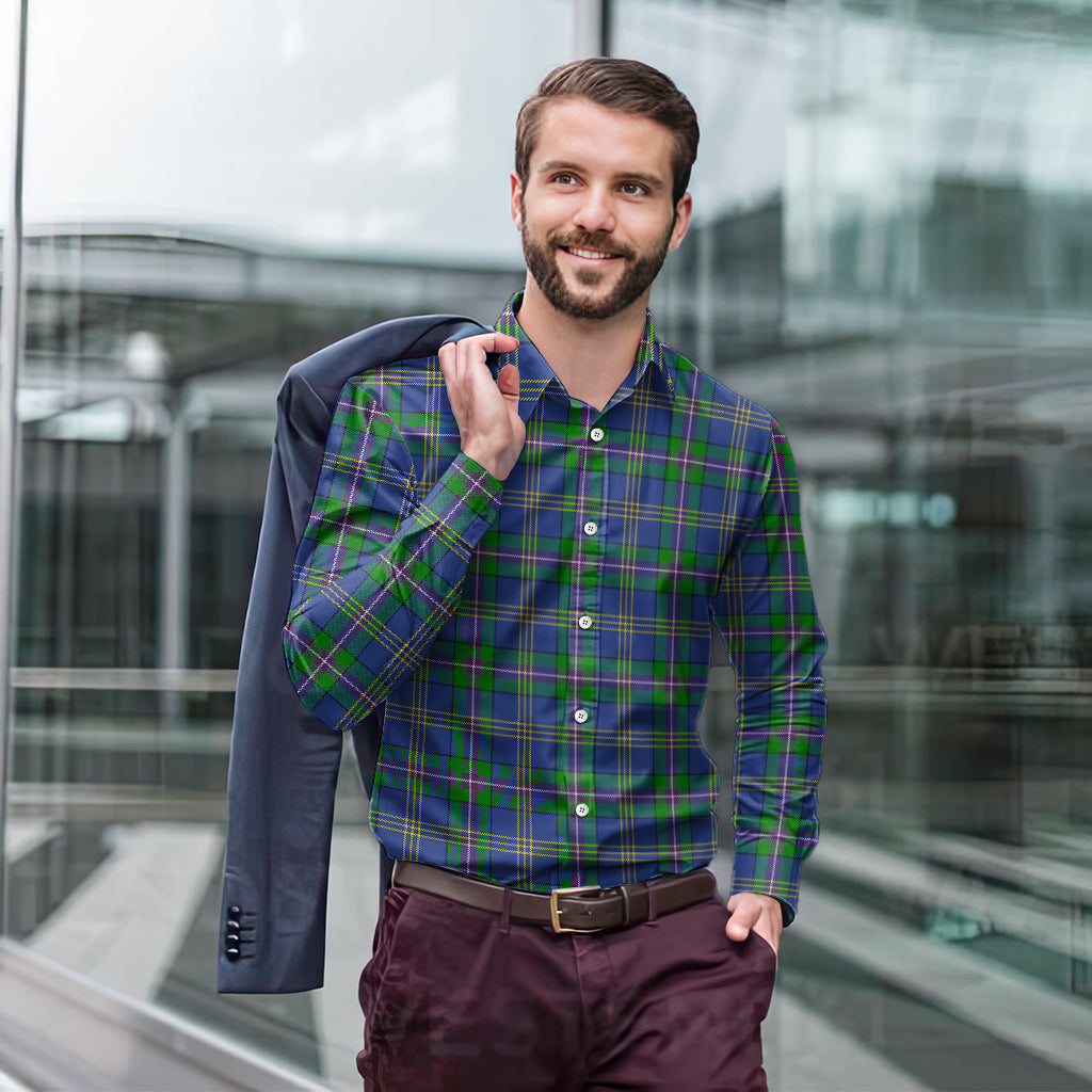 Lambert Tartan Long Sleeve Button Up Shirt - Tartan Vibes Clothing