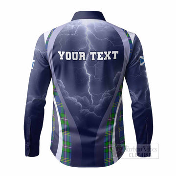Lambert Scotland Football Tartan Long Sleeve Button Shirts Scotland On Tour Trophy Style