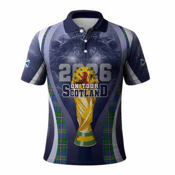 Lambert Scotland Football Tartan Polo Shirt Scotland On Tour Trophy Style