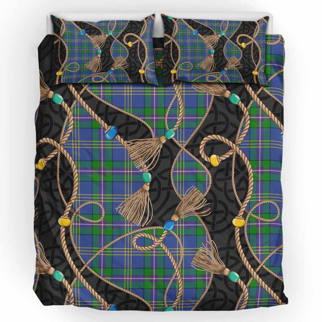 Lambert Scottish Tartan Twisted Ropes Stylized Bedding Set UK Bedding Set UK King 91*87 inch - Tartan Vibes Clothing